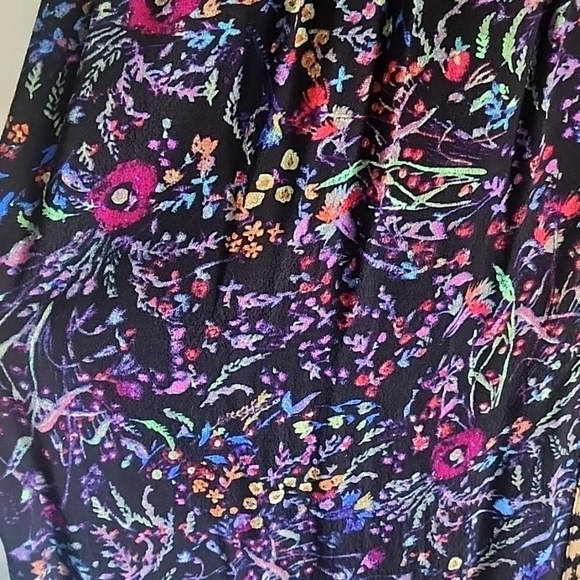 Anthropologie Maeve Morgan Floral Animal print wrap dress size 0 - Picture 4 of 6